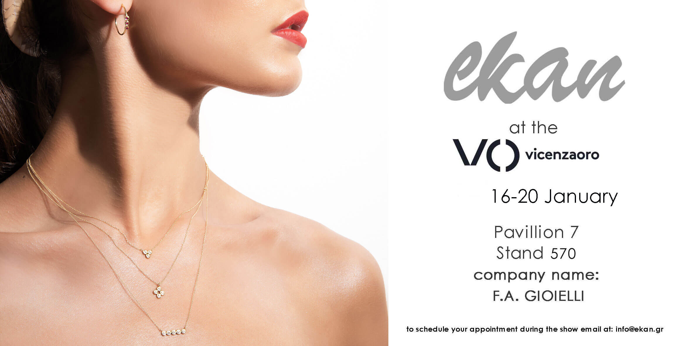 Ανακαλύψτε τις νέες συλλογές της EKAN  στη VicenzaOro